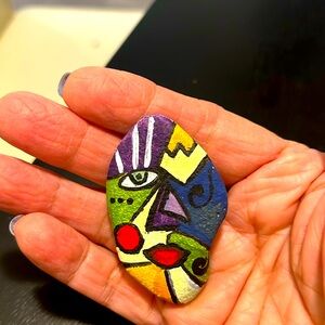 Litle stone African mask